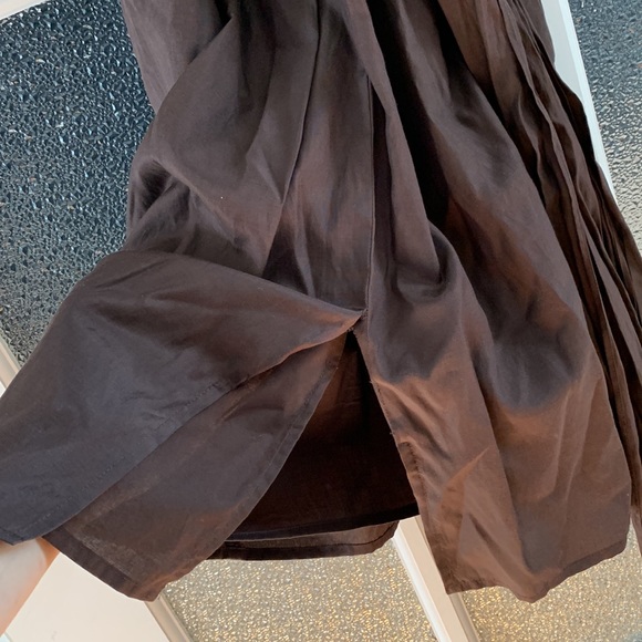 LAUNDRY Espresso Brown Tee Wrap Waist Midi Dress (2) - Picture 11 of 11